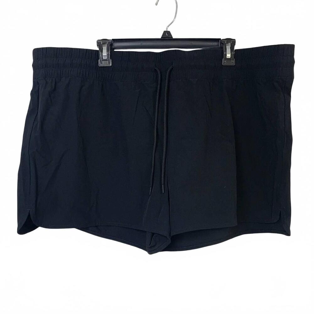 NEW EDDIE BAUER women's tidal drawstring shorts in black